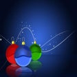 Icon of program: Christmas Bulbs Wallpaper