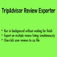 TripAdvisor Review Exporter