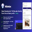 Иконка программы: Adsniac - Save Facebook &…