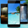 Icon of program: Blue shield Wallpaper - 4…