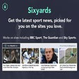 Icon of program: Sixyards: personalised sp…