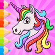 プログラムのアイコン：Unicorn Glitter Coloring …
