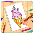 Icoon van programma: How To Draw Ice Creams Ea…