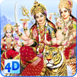 Icon of program: 4D Maa Durga Live Wallpap…