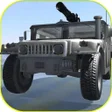 car racing shooting free game icon