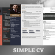 Ikon program: Simple CV - CV  Resume Ma…