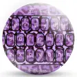 Keyboard Theme Leopard Purple