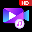ไอคอนของโปรแกรม: Add Music To Video Editor