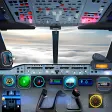 Airplane Pilot Cabin  Flight Simulator 3D