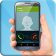 Incoming fake phone call (prank) icon
