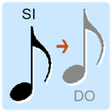 程序图标：Transporting musical note…