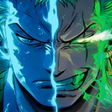 Roronoa Zoro Split Face Live Wallpaper icon