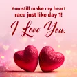 Romantic love messages images