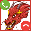 プログラムのアイコン：Fake Call Dragon Game