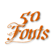 Fonts for FlipFont 50 11