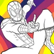 程序图标：Spider Boy Coloring Book