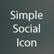 프로그램 아이콘: Simple Social Icon Widget