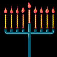 أيقونة البرنامج: Menorah - Chanukah - חנוכ…