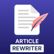 أيقونة البرنامج: Article Rewriter and Spin…