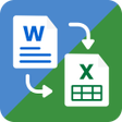 Иконка программы: Word to Excel Converter -…
