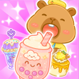 ไอคอนของโปรแกรม: Capybara ASMR: Boba Tea