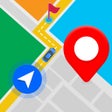 ไอคอนของโปรแกรม: GPS Navigation: Live Traf…