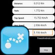 プログラムのアイコン：gps distance meter free