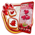 Icon of program: Red Rose Love Launcher Th…