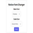 Icône du programme : Notion Font Changer