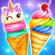 أيقونة البرنامج: Rainbow Cone Dessert Make…