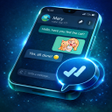 Иконка программы: Dark SMS Messenger Theme