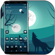 プログラムのアイコン：Full Moon Wolf Theme