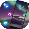 Icon of program: Colorful aurora theme for…