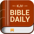 أيقونة البرنامج: Bible Daily KJV Bible  Au…