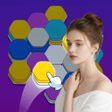 プログラムのアイコン:Hexa Layer Puzzle color