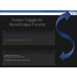 RuneScape Forum Colour Toggle