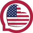 Programın simgesi: USA Chat  American Dating