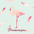 Cute Wallpaper Flamingos Theme