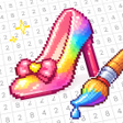 ไอคอนของโปรแกรม: Pixel Coloring - Fashion …