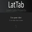 Icoon van programma: LatTab - Learn Latin Prov…