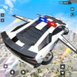 أيقونة البرنامج: Flying Car Game: Police G…