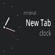 Ikon program: Minimal New Tab Clock