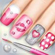 Ícone do programa: Fashion Nails 3D Girls Ga…