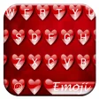 Emoji Keyboard Valentine Red