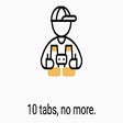 程序图标：10 tabs, no more