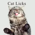 Cute Wallpaper Cat Licks Theme