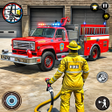 Ikon program: Fire Truck Rescue Sim Gam…