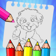 プログラムのアイコン：Dog Patrol Coloring Game
