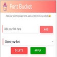 Icon of program: Font Bucket