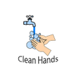 プログラムのアイコン：kubet app clean hands